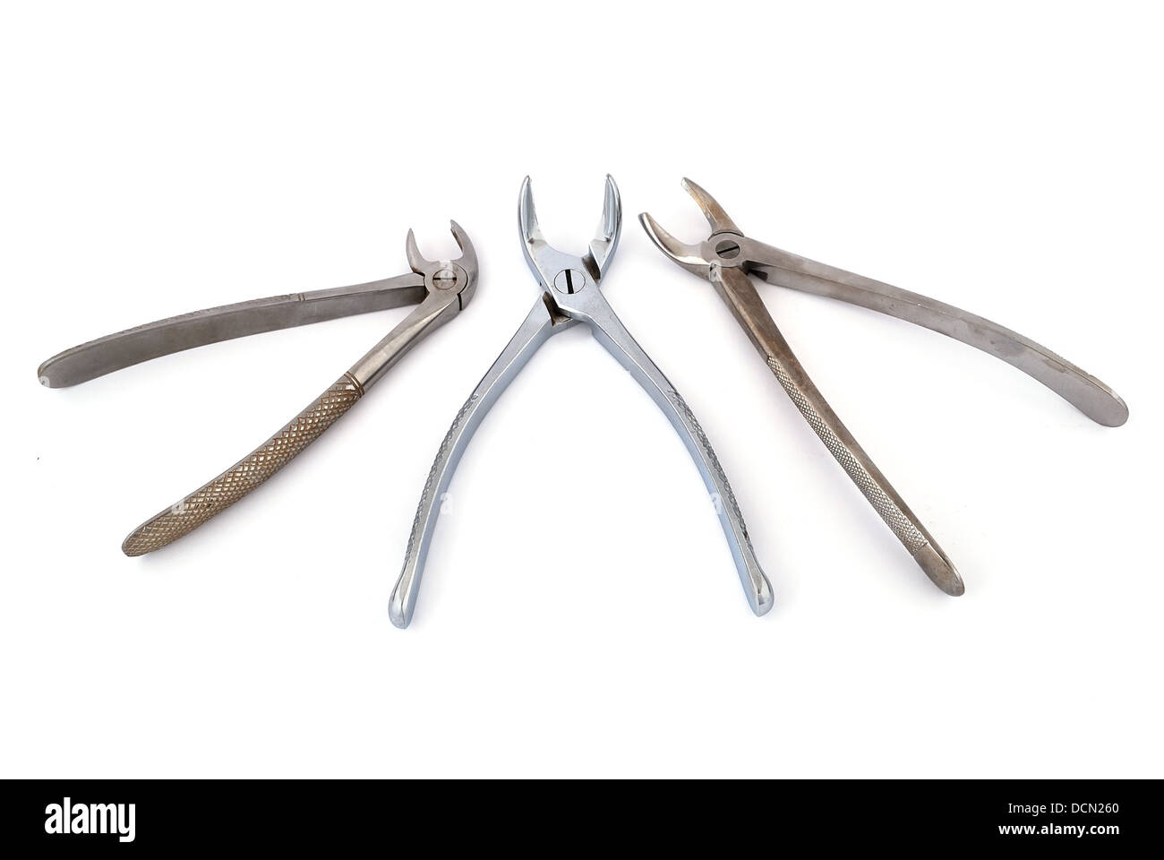 three dental pliers Stock Photo Alamy