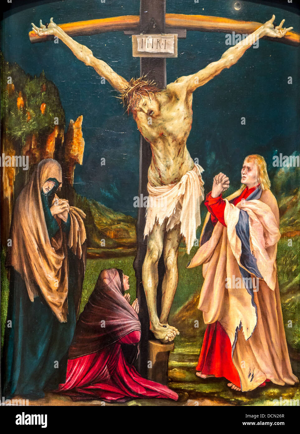 16th century  -  The Small Crucifixion, around 1515 - Matthias Grünewald Philippe Sauvan-Magnet / Active Museum Stock Photo