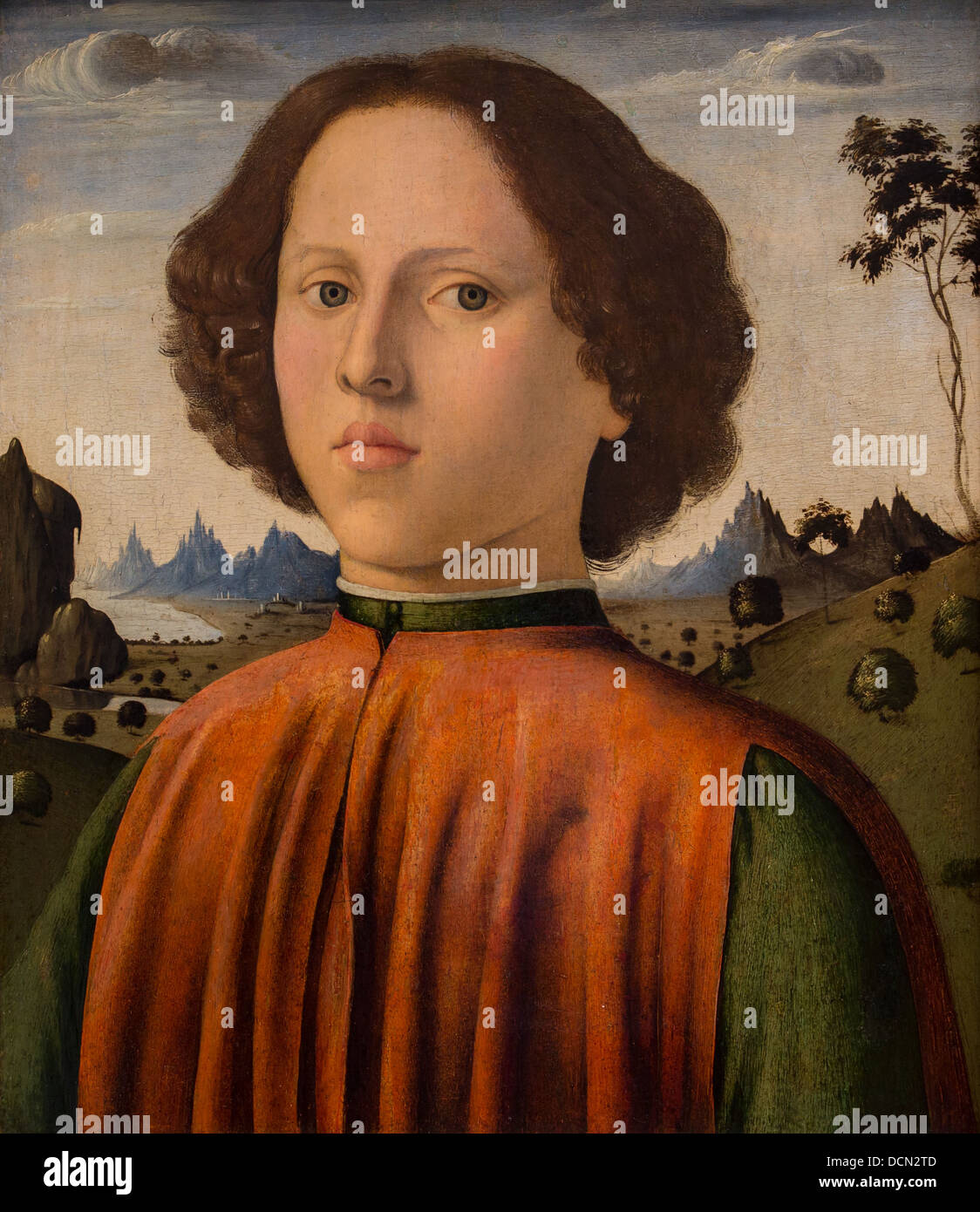 15th century  -  Portrait of a Boy, 1476 - Biagio d'Antonio Philippe Sauvan-Magnet / Active Museum Stock Photo