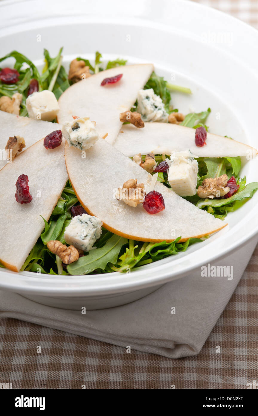 fresh-pears-arugula-gorgonzola-cheese-salad-stock-photo-alamy