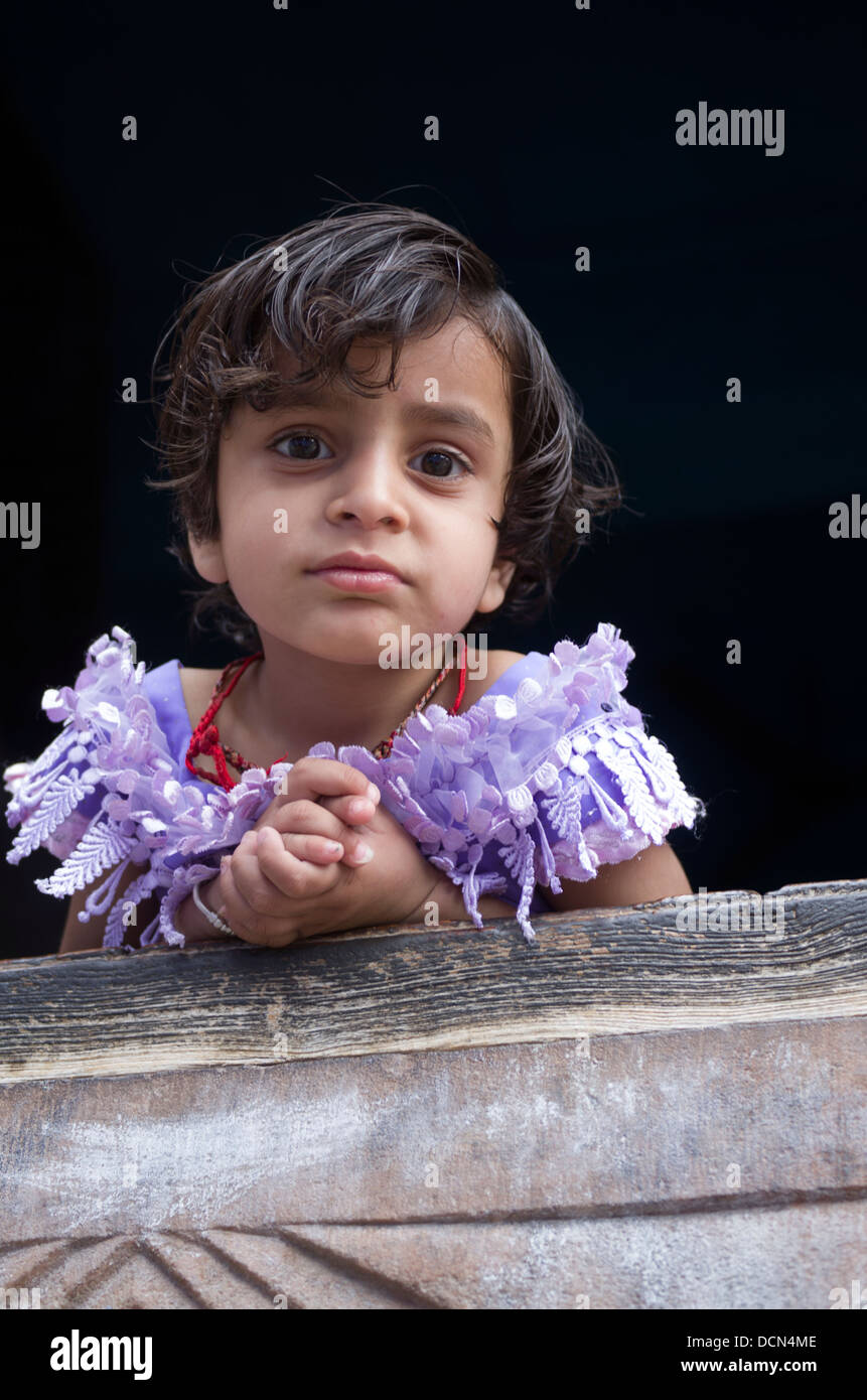 Indian Child  - Jodhpur, Rajashtan, India Stock Photo
