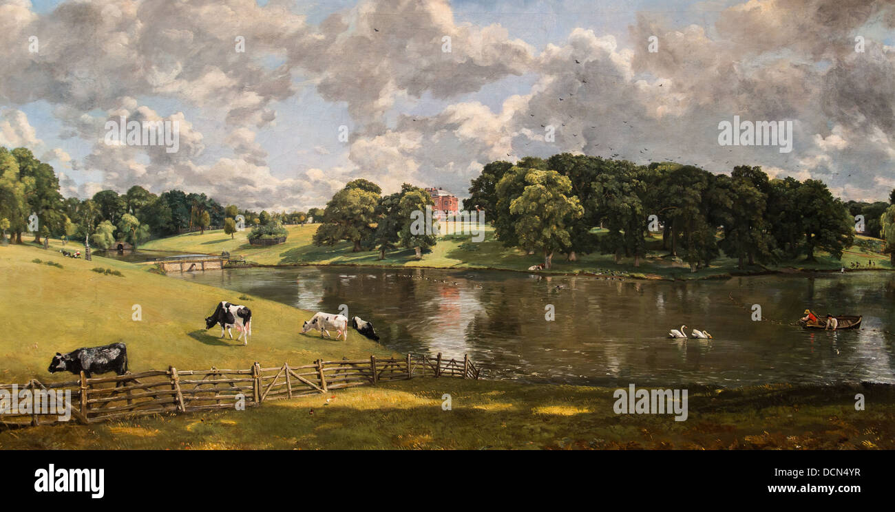 19th century  -  Wivenhoe Park, Essex, 1816 - John Constable Philippe Sauvan-Magnet / Active Museum Stock Photo