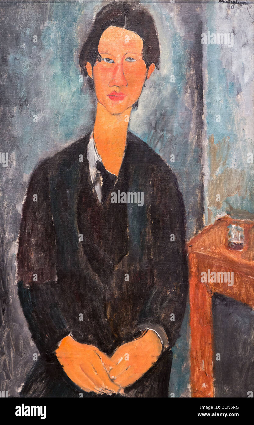 20th century  -  Chaïm Soutine - Amedeo Modigliani (1917) Philippe Sauvan-Magnet / Active Museum Stock Photo