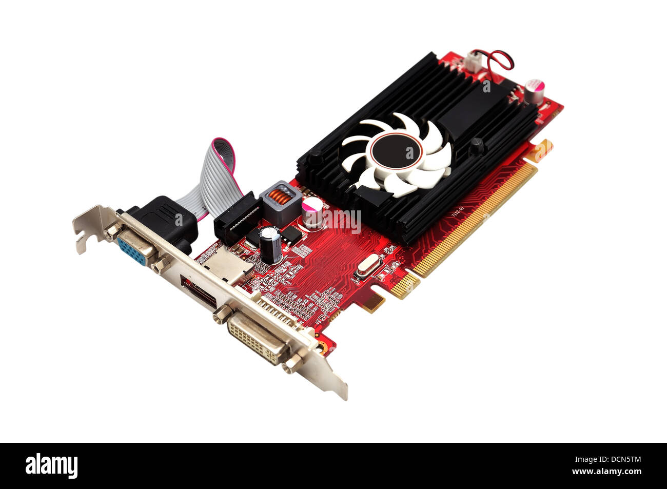 Video Card In Computer System S video out Cut Out Stock Images & Pictures - Alamy