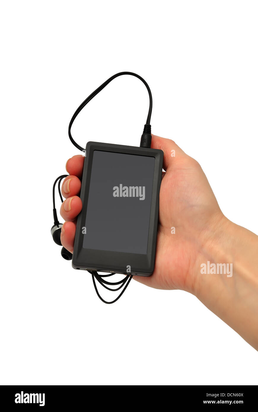 mp4 player Stock Photo