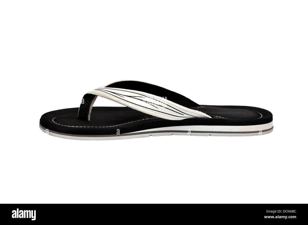 Closeup orange flip flops Cut Out Stock Images & Pictures - Alamy