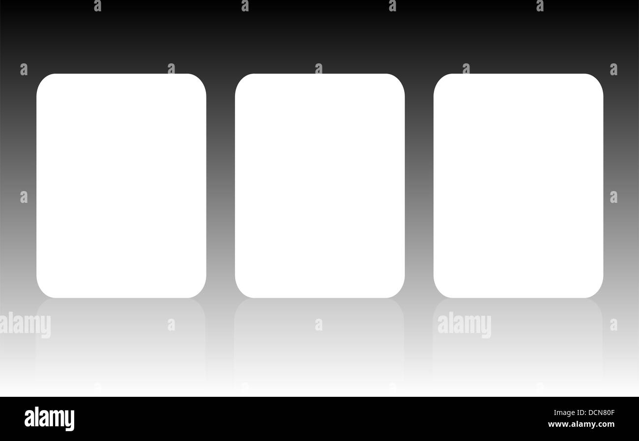 Blank business card cutout Black and White Stock Photos & Images Alamy