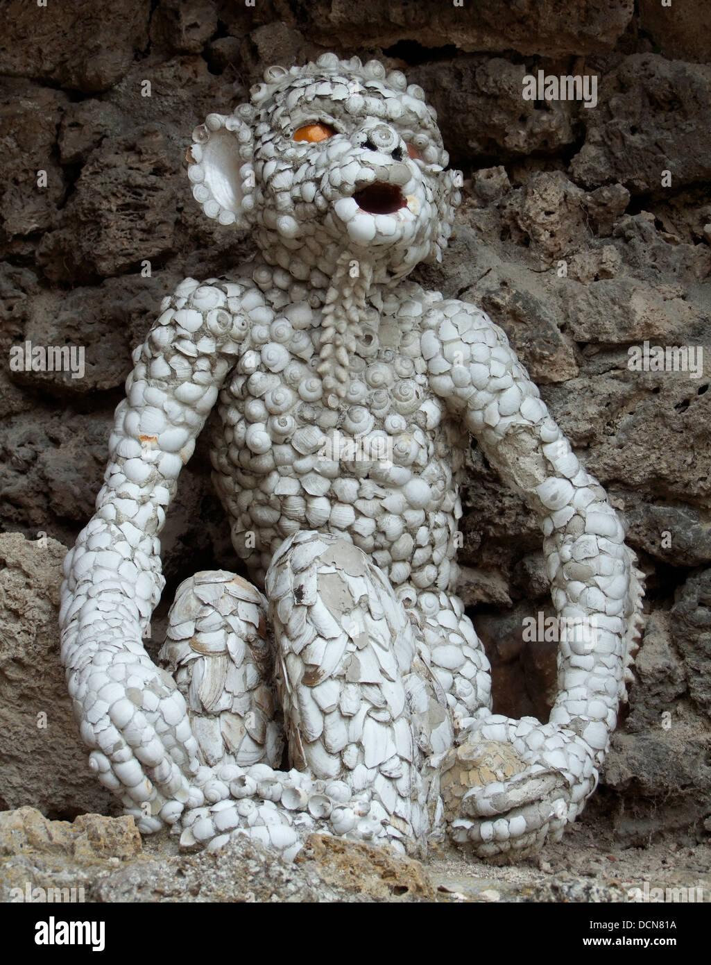 Monkey sculpture building named in hires stock photography and images