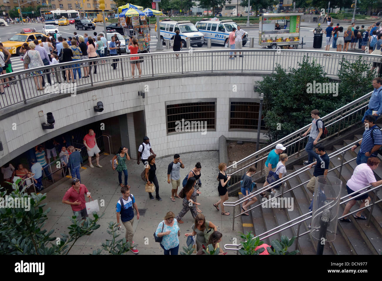 Columbus circle subway station Stock Photo Alamy