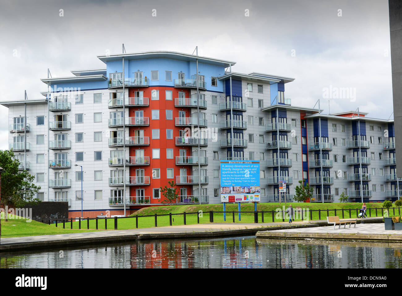 Eco friendly designer apartments in Walsall, West Midlands UK Stock