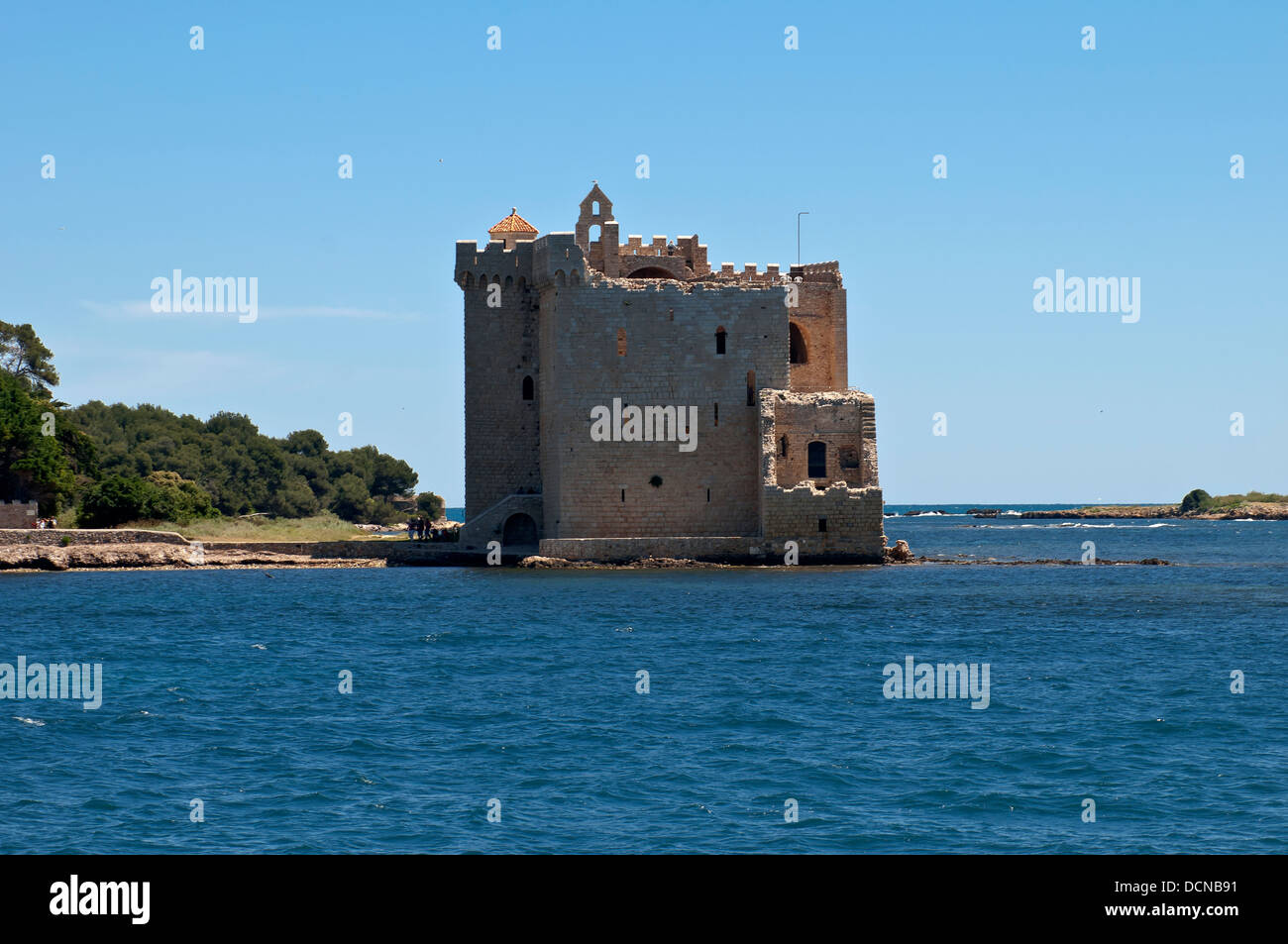 Fortified monastery of Abbey Lérins, Île SaintHonorat island,, Cannes
