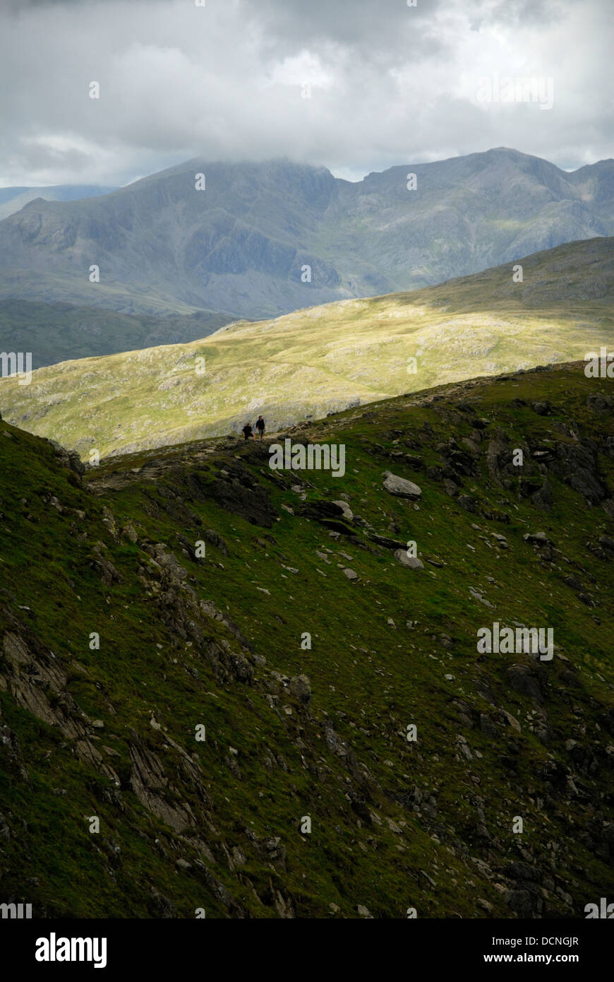 View from the top of Old man Coniston,Mountain,The Lake District