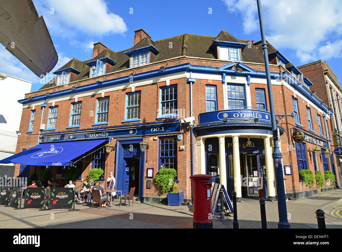 O'Neill's Irish pub, Crown Square, Woking, Surrey, England, United Kingdom Stock Photo