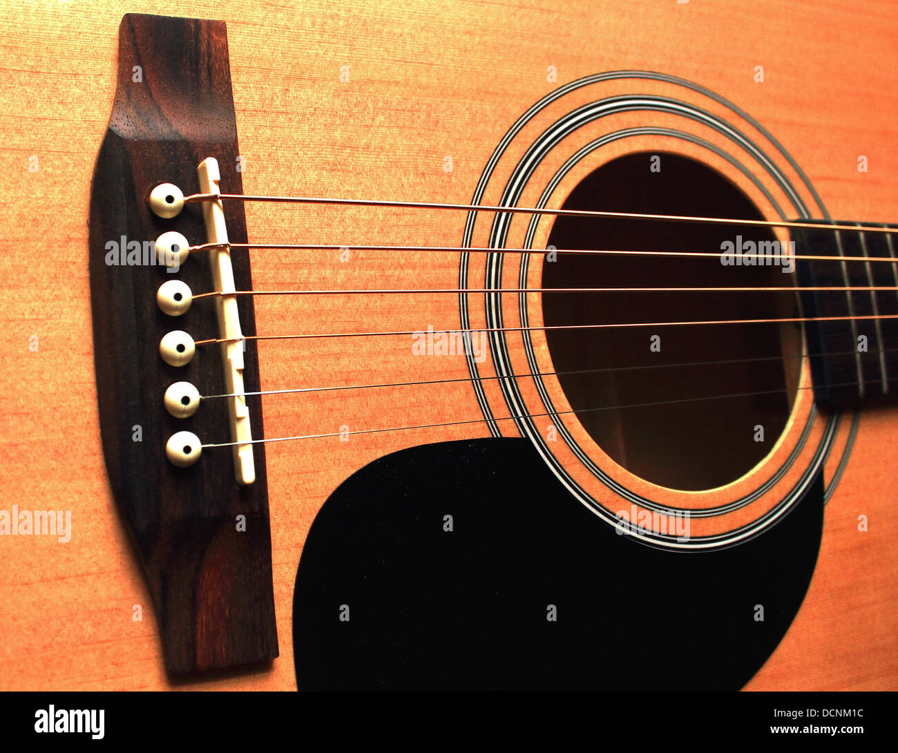 Acoustic Guitar Body Stock Photo Alamy