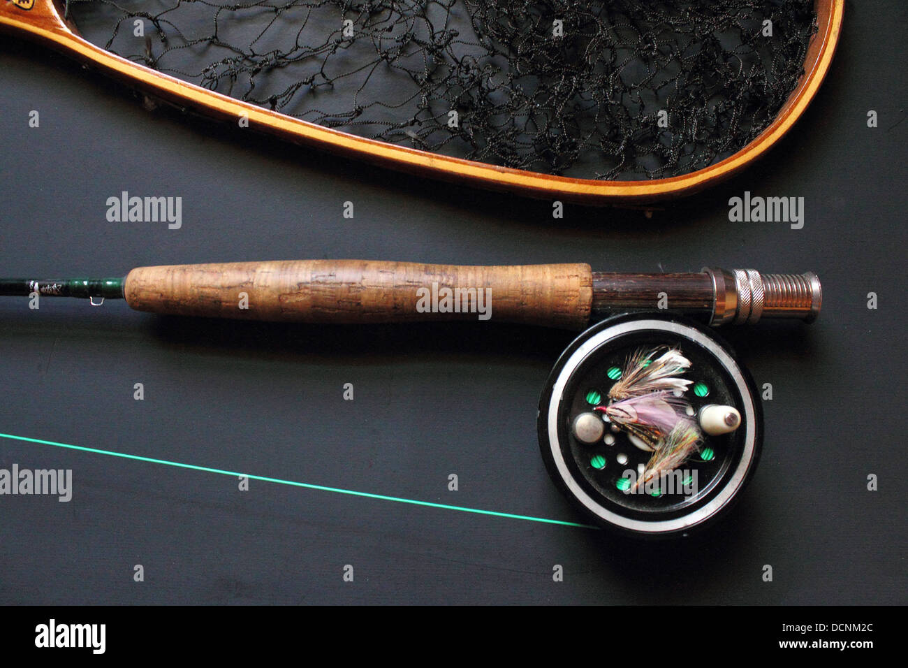 Fly Fishing Equipment Stock Photo Alamy
