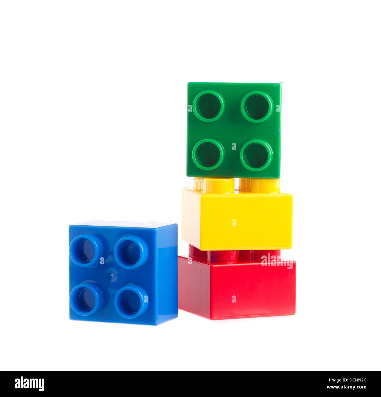 plastic building blocks Stock Photo Alamy