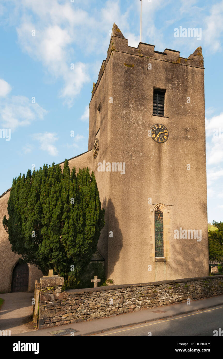 Great Britain, England, Cumbria, Lake District, Grasmere, St. Oswald's Anglican parish church Stock Photo