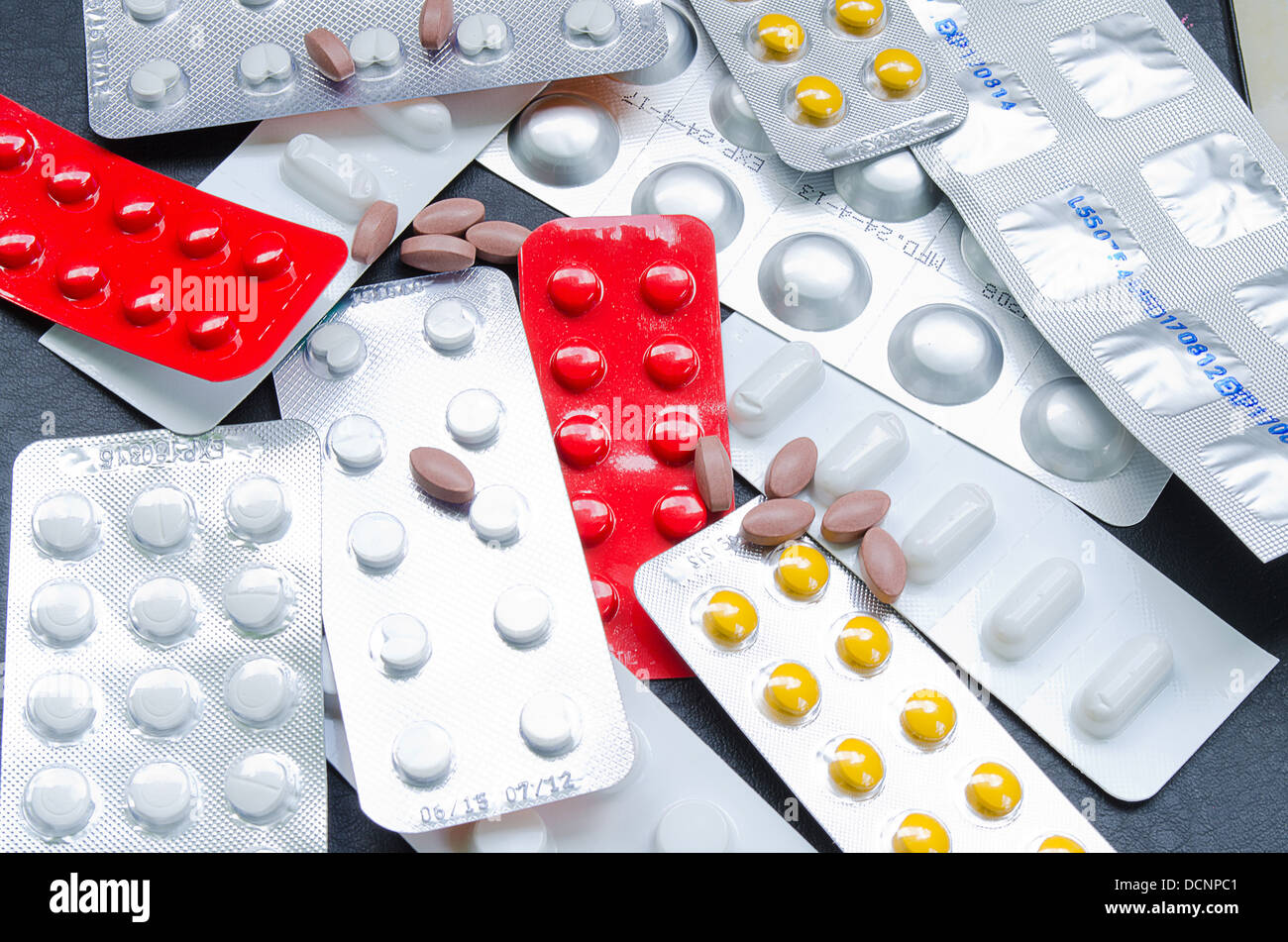 Medicine Drugs Pharmacy is the first aid to get better. Stock Photo