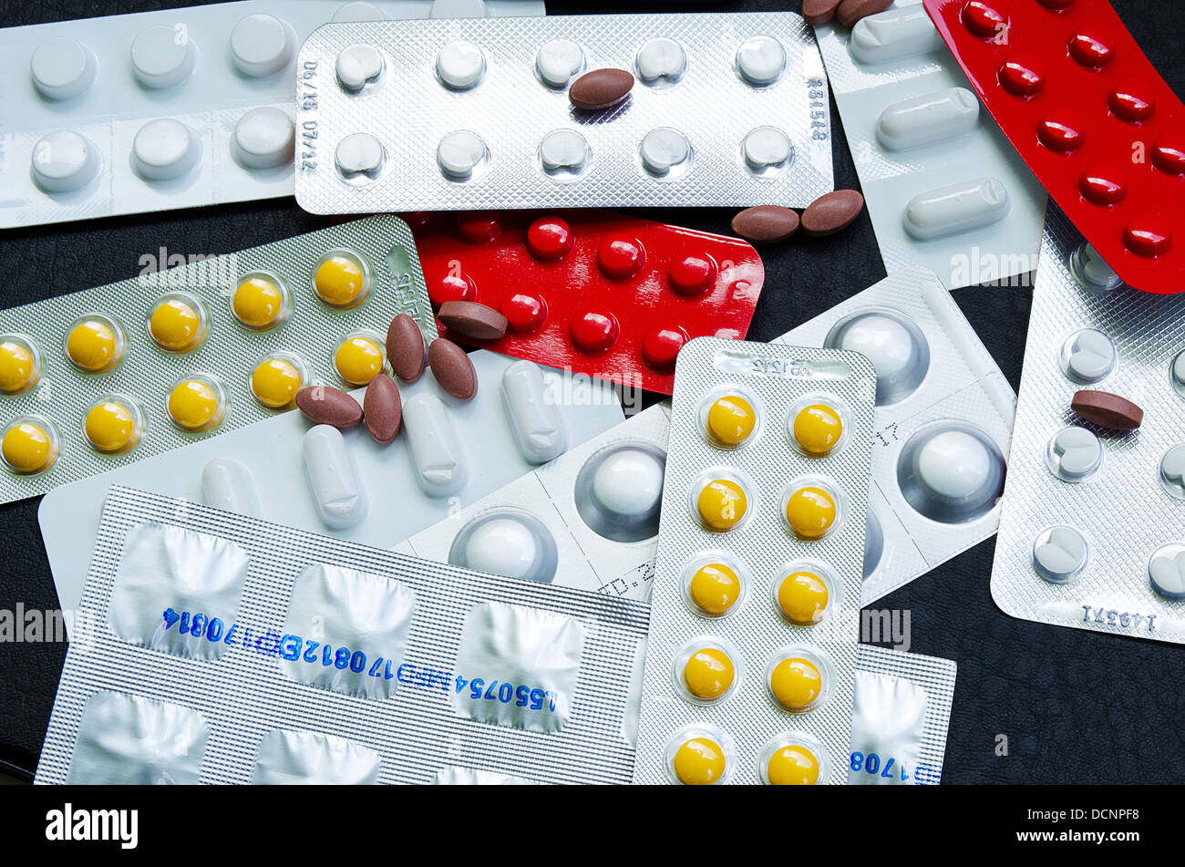 Medicine Drugs Pharmacy is the first aid to get better. Stock Photo