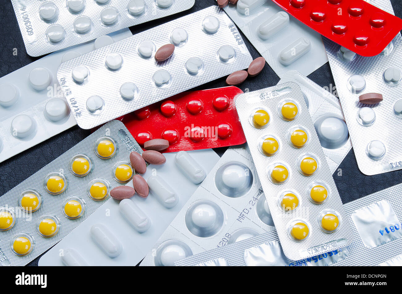 Medicine Drugs Pharmacy is the first aid to get better. Stock Photo