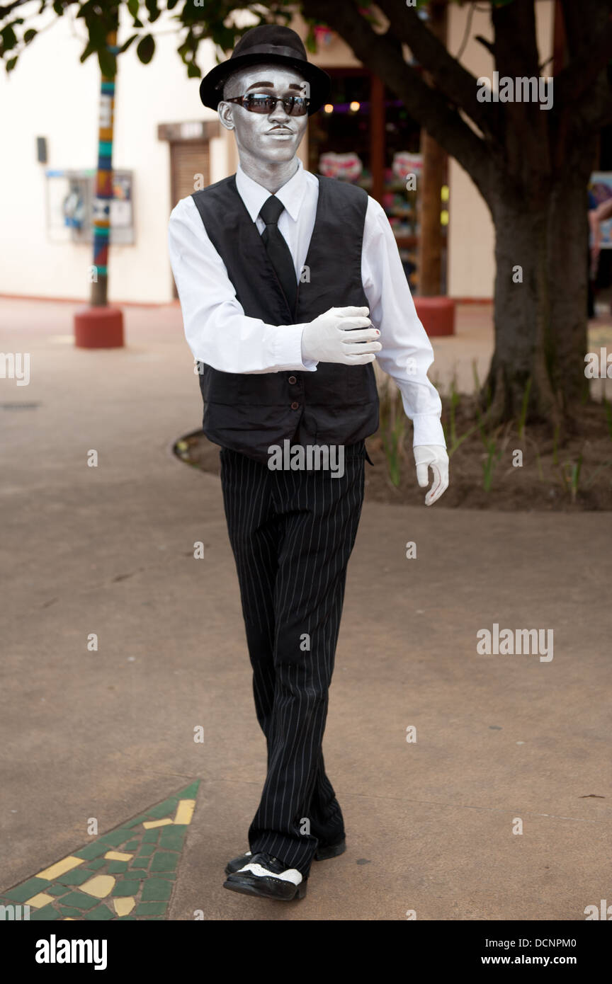 Entertainer, uShaka Marine World, Durban, South Africa Stock Photo