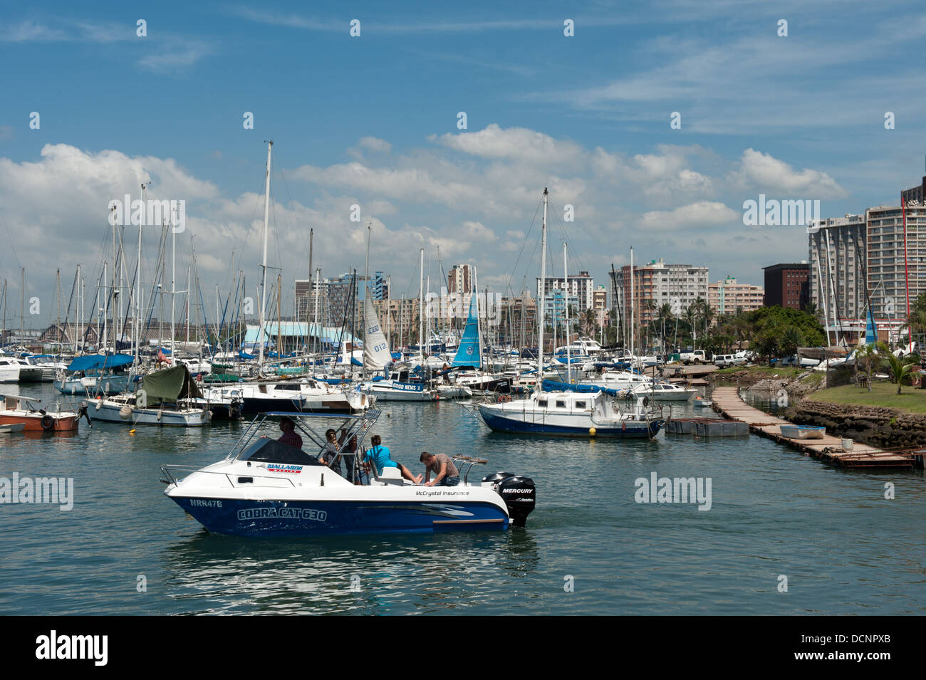 Yacht harbour, Durban, South Africa Stock Photo