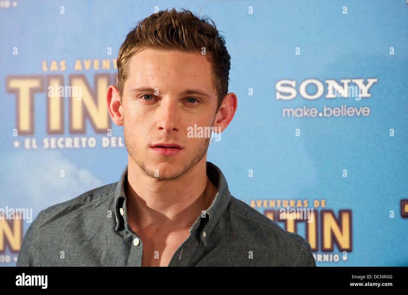 Jamie Bell 'Tintin The Secret Of The Unicorn' photocall held at the