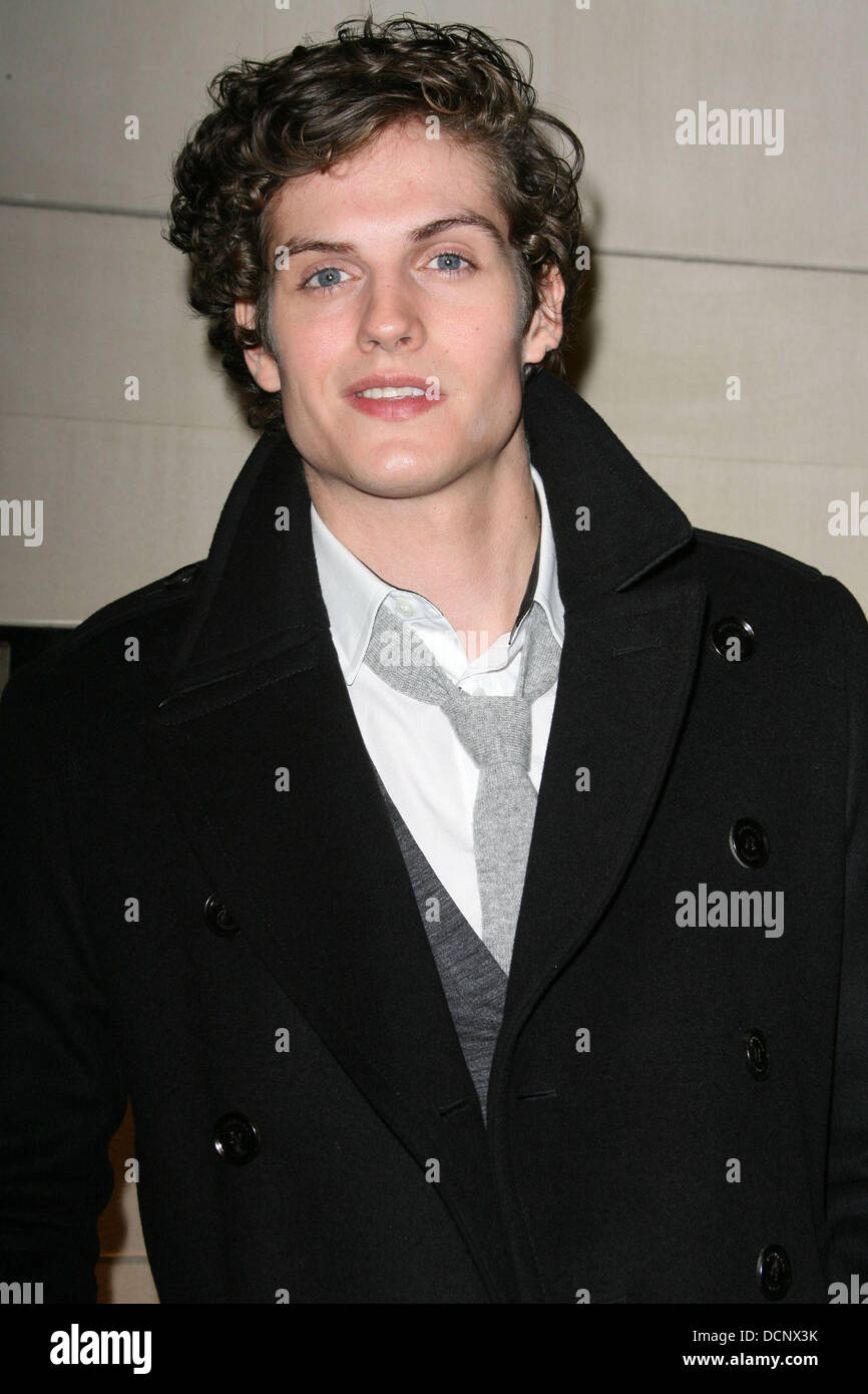 Daniel Sharman Burberry Body fragrance launch hosted by Christopher Bailey and Rosie Huntington-Whiteley at the Burberry store Los Angeles, California - 26.10.11 Stock Photo