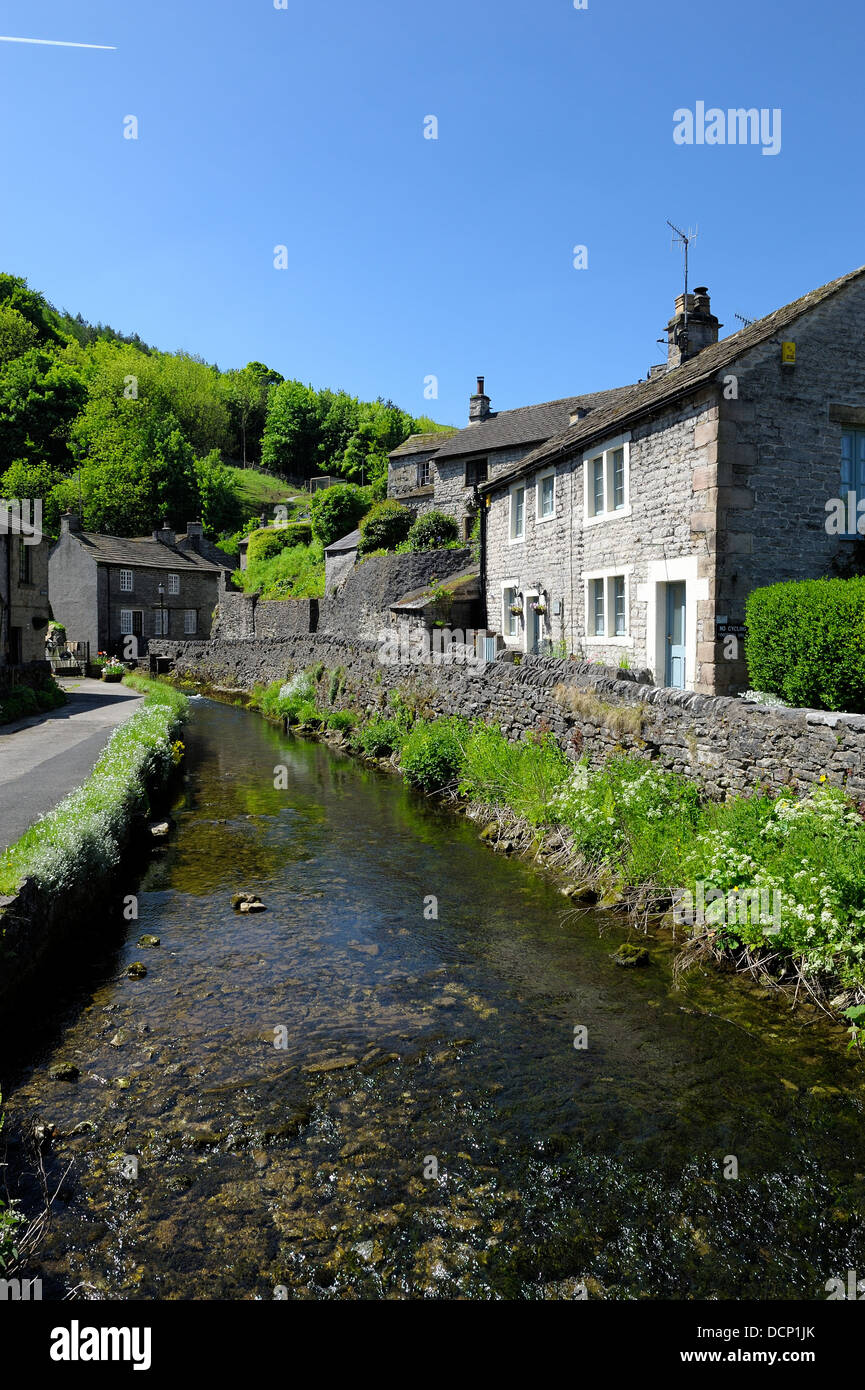 Castleton peak district Derbyshire England uk Stock Photo