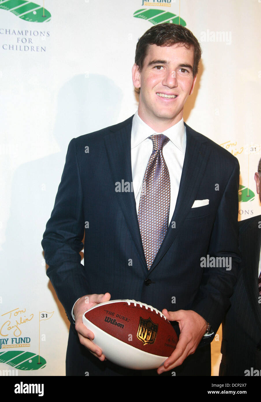 New York Giants Quarterback Eli Manning The Seventh Annual Tom Coughlin