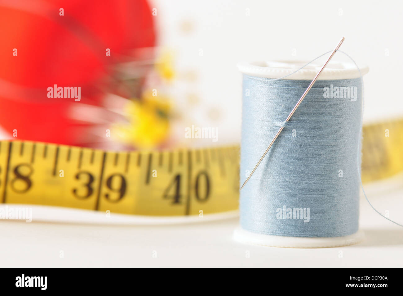 Needle and Thread Stock Photo - Alamy