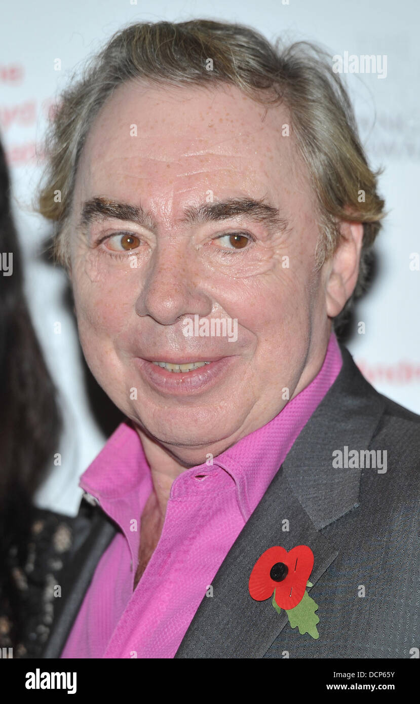 Lord Andrew Lloyd Webber English Heritage Angel Awards - photocall held at The Palace Theatre. London, England - 31.10.11 Stock Photo