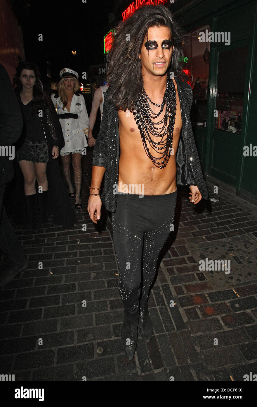Ollie Locke arriving at the Box in Soho London, England 01.11.11 Stock Photo Alamy