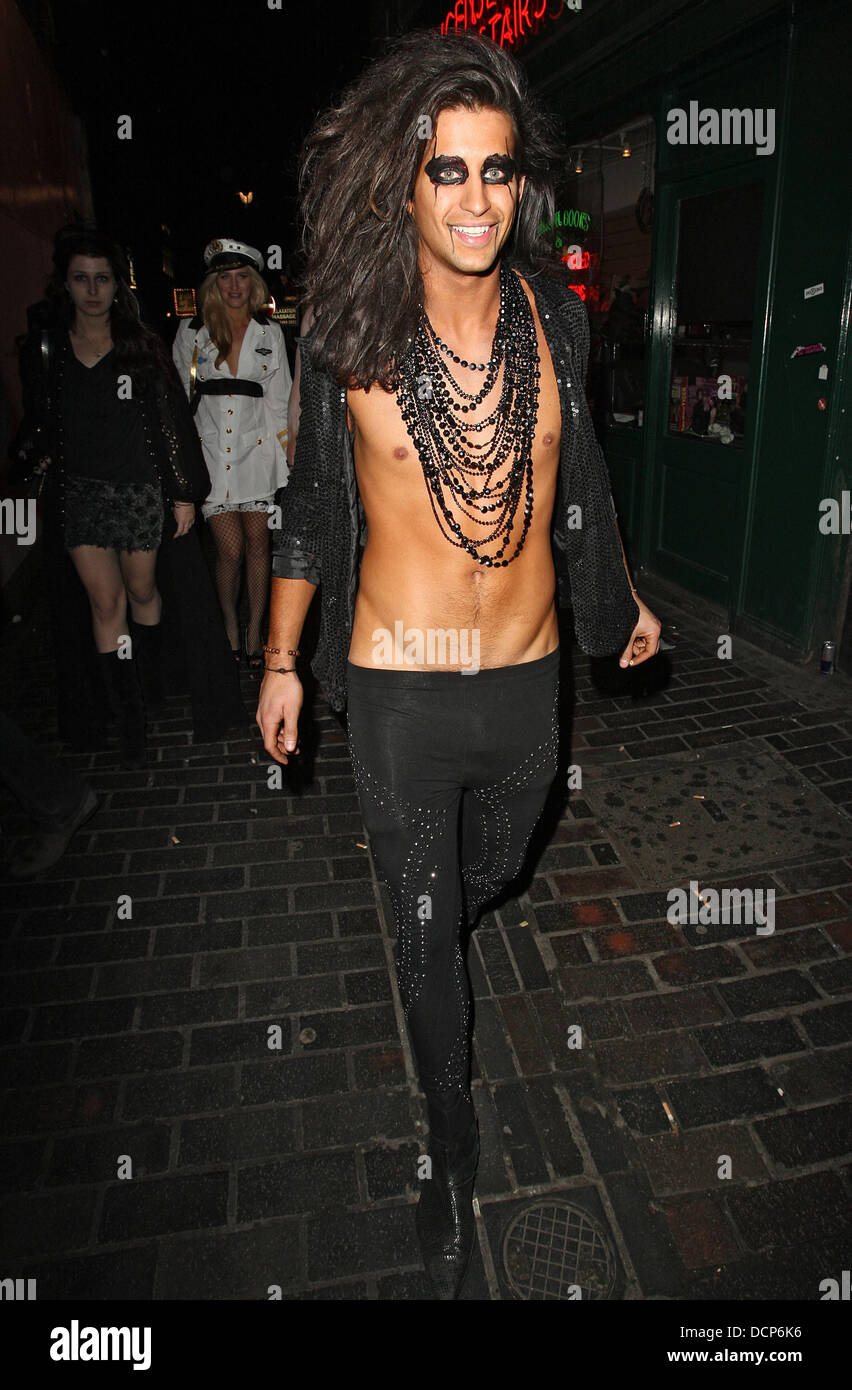 Ollie Locke arriving at the Box Nightclub in Soho London, England - 01.
