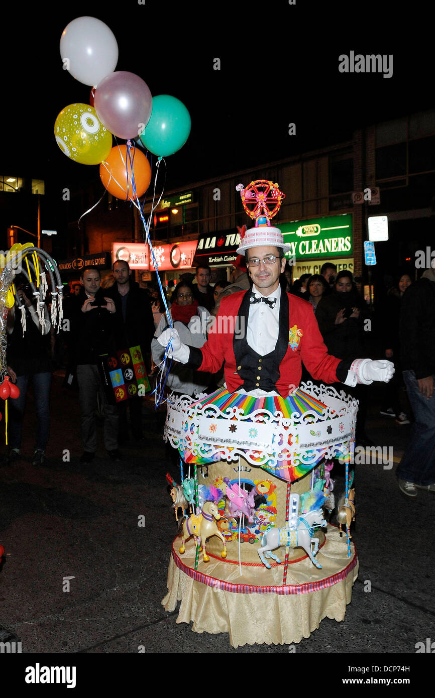 Carousel Costume Annual Halloween on Church Street - The Block Party  Toronto, Canada - 31.10.11 Stock Photo - Alamy
