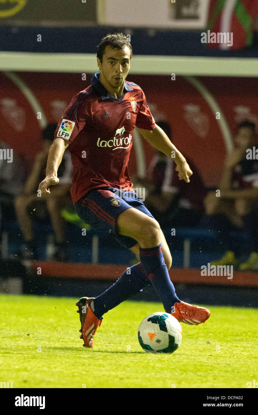 Miguel de las Cuevas (Osasuna), AUGUST 18, 2013 - Football / Soccer :  Spanish Primera Division "Liga BBVA (Espanola)" match between CA Osasuna  1-2 Granada CF at Estadio Reyno de Navarra in