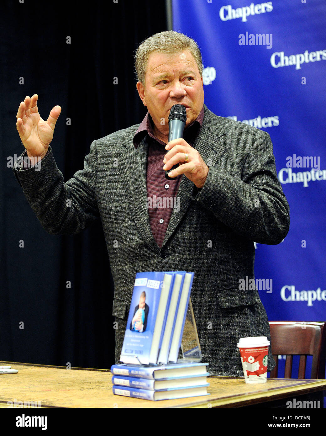 William Shatner book signing at Indigo Manulife Centre to promote his