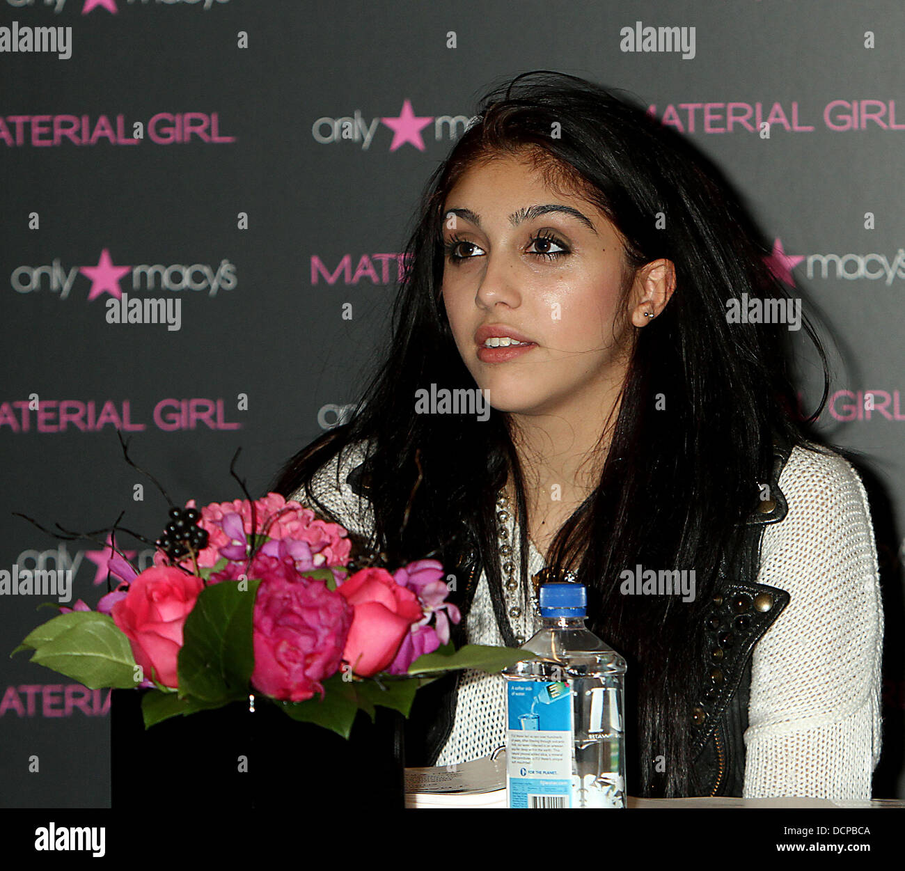 Lourdes Leon Macy’s Hosts Material Girl Model Search in Herald Square New York City, USA - 02.11.2011 Stock Photo