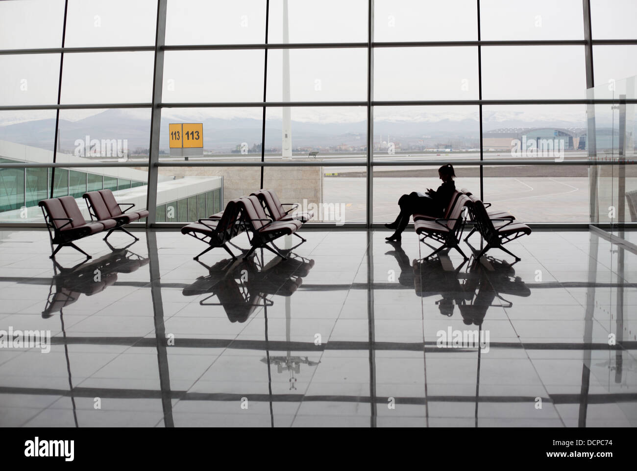 Empty airport luggage area hi-res stock photography and images - Alamy
