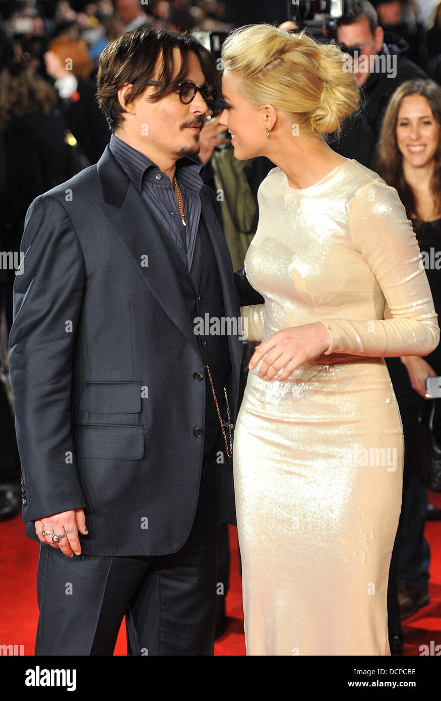 Johnny Depp, Amber Heard The Rum Diary - European Premiere held at the  Odeon Kensington - Arrivals. London, England - 03.11.11 Stock Photo - Alamy