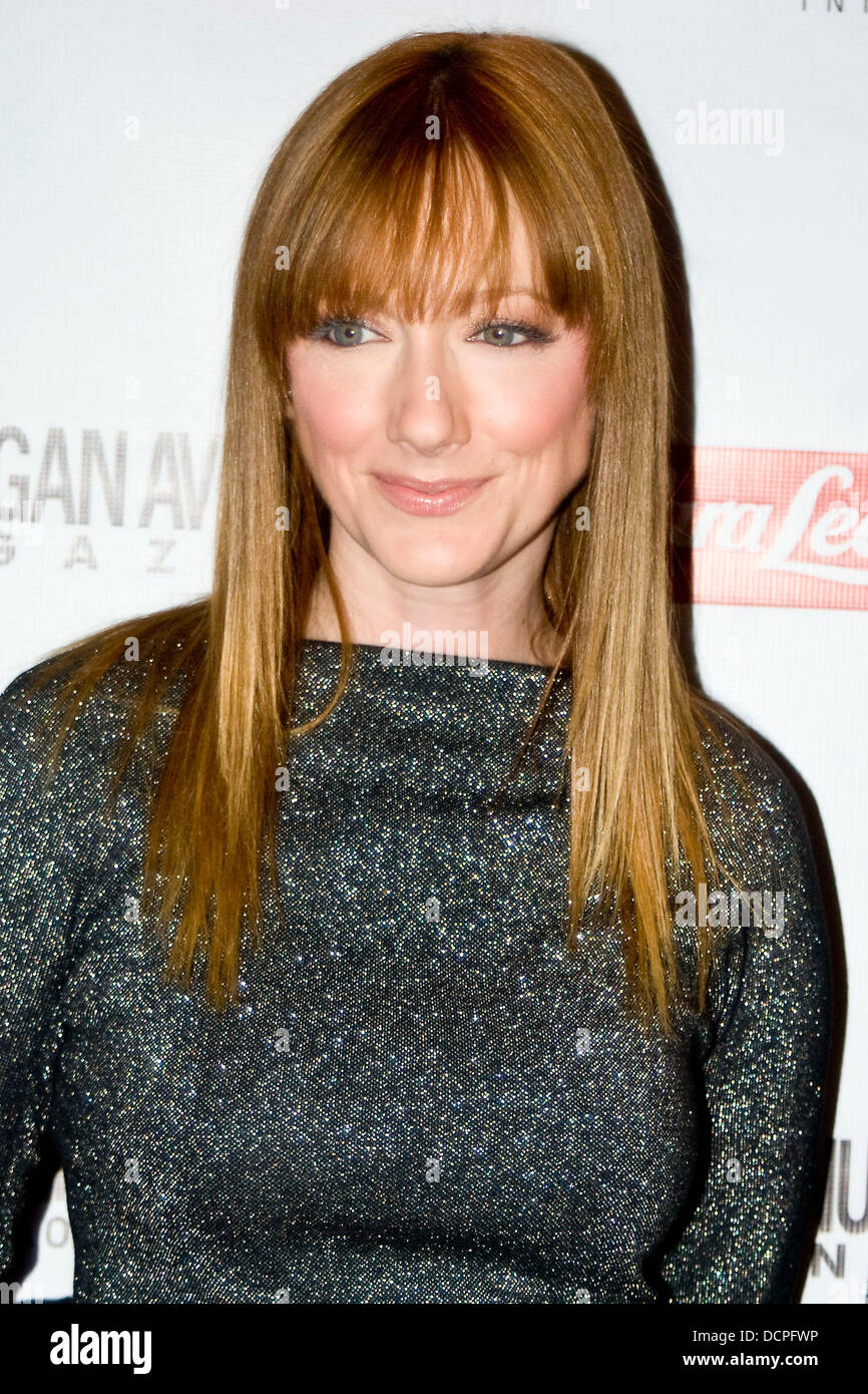 Judy Greer Michigan Avenue Magazine celebrates its November issue with cover star Judy Greer  at Hubbard Inn  Chicago, Illinois - 03.11.11 Stock Photo