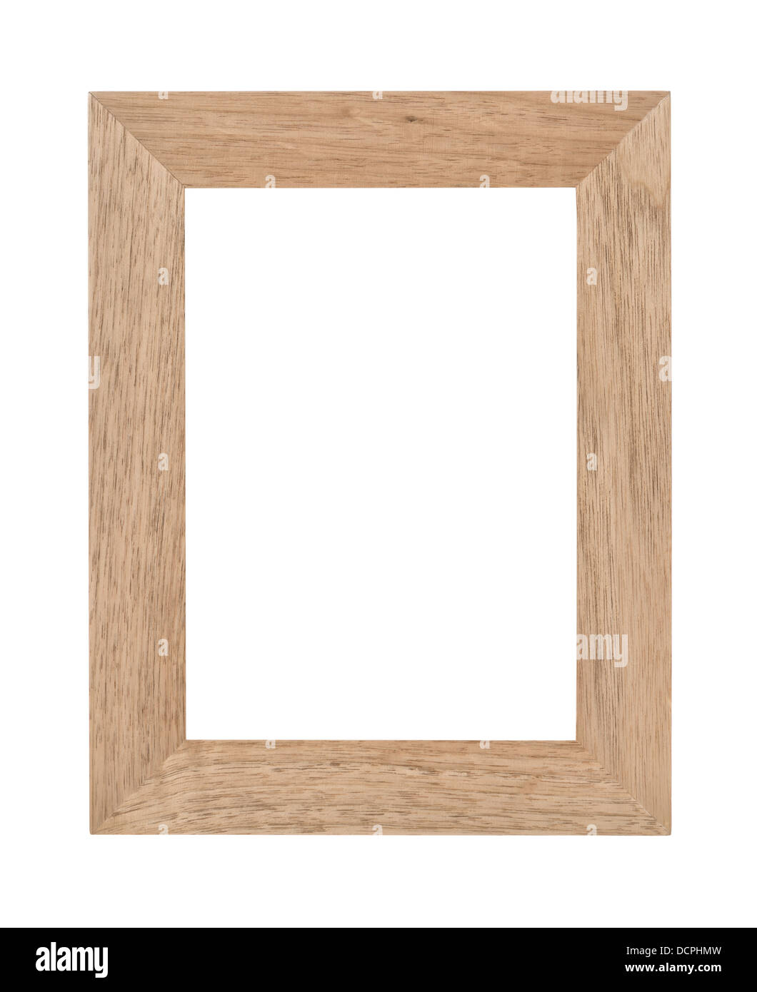 Empty wooden photo frame Stock Photo Alamy