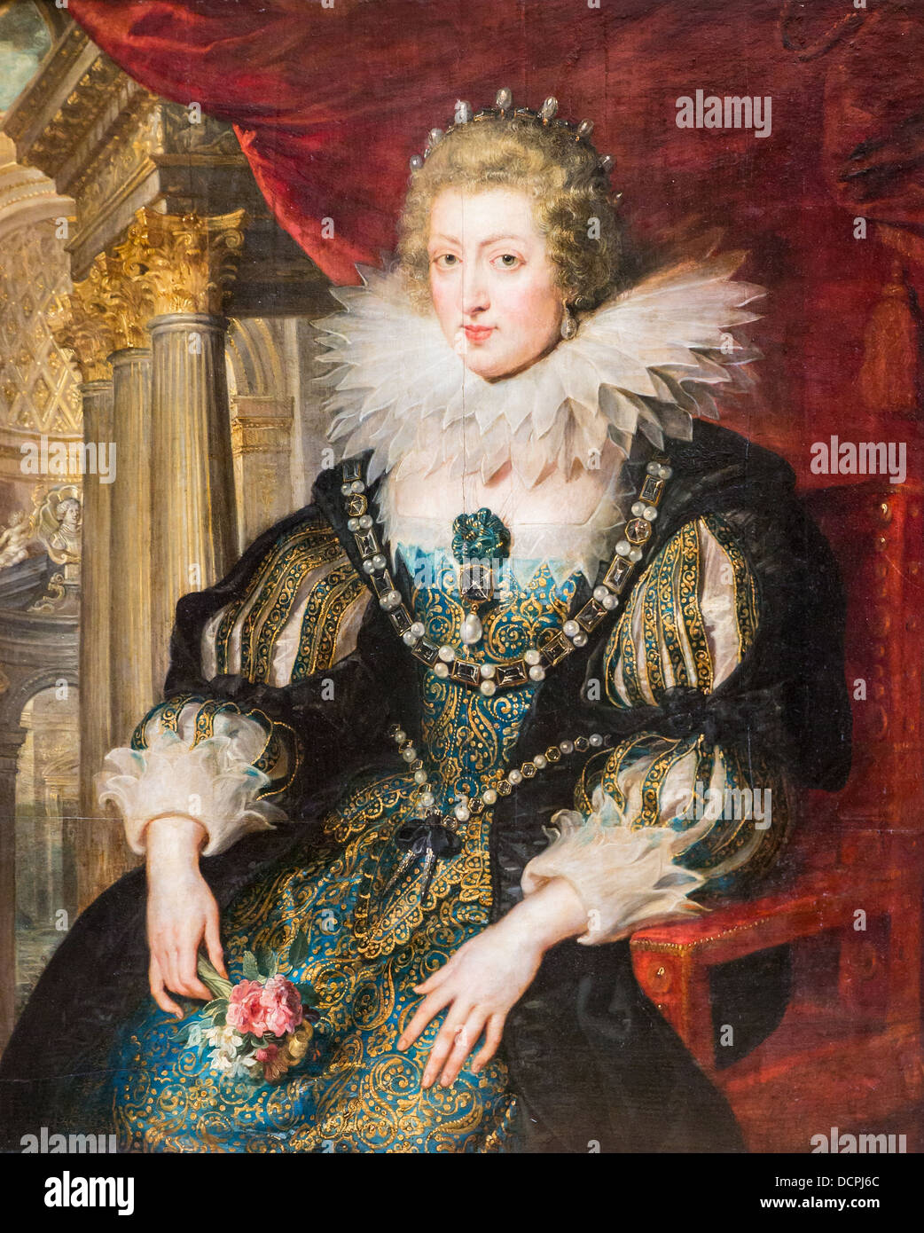 17th Century Anne D Autriche Queen Of France Around 16 D Apres Rubens Philippe Sauvan Magnet Active Museum Stock Photo Alamy