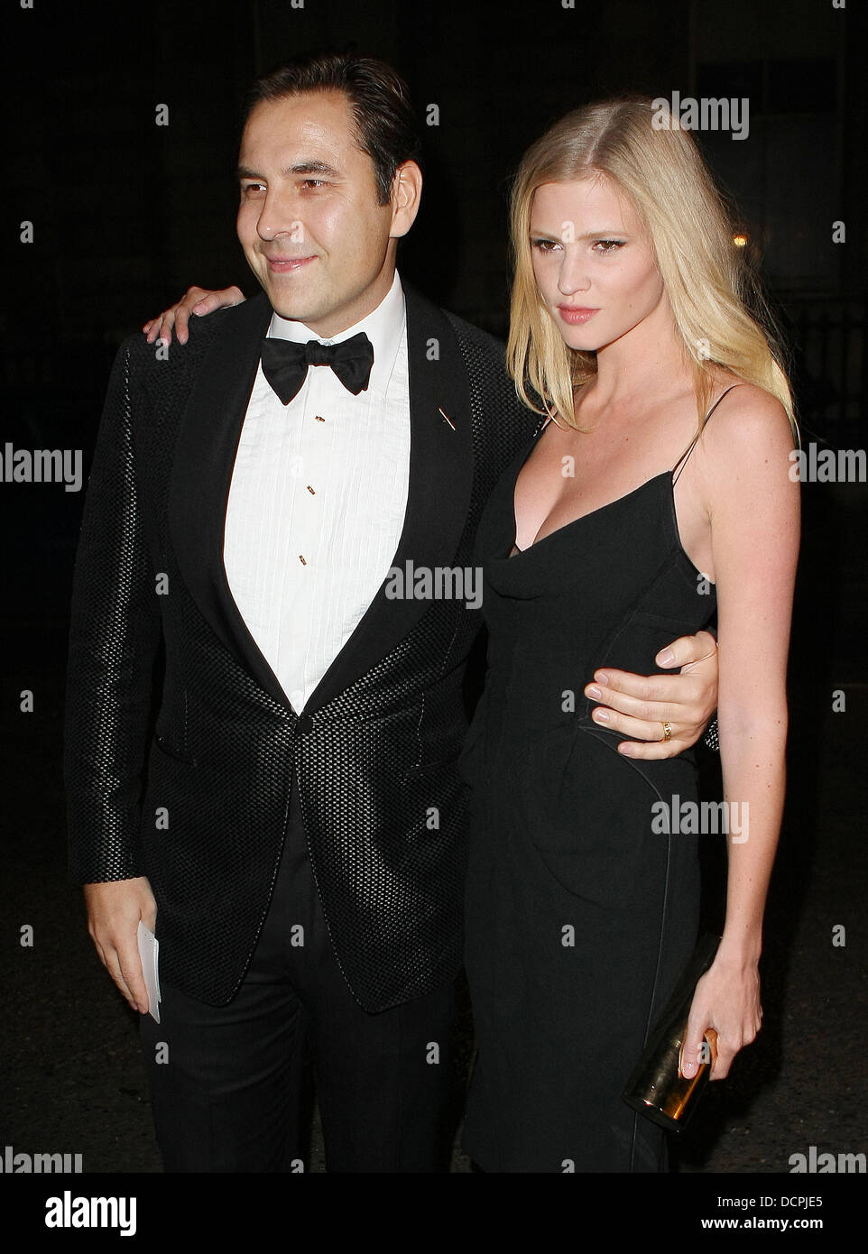 David Walliams and wife Lara Stone Michael performs at The Royal Opera House to benefit