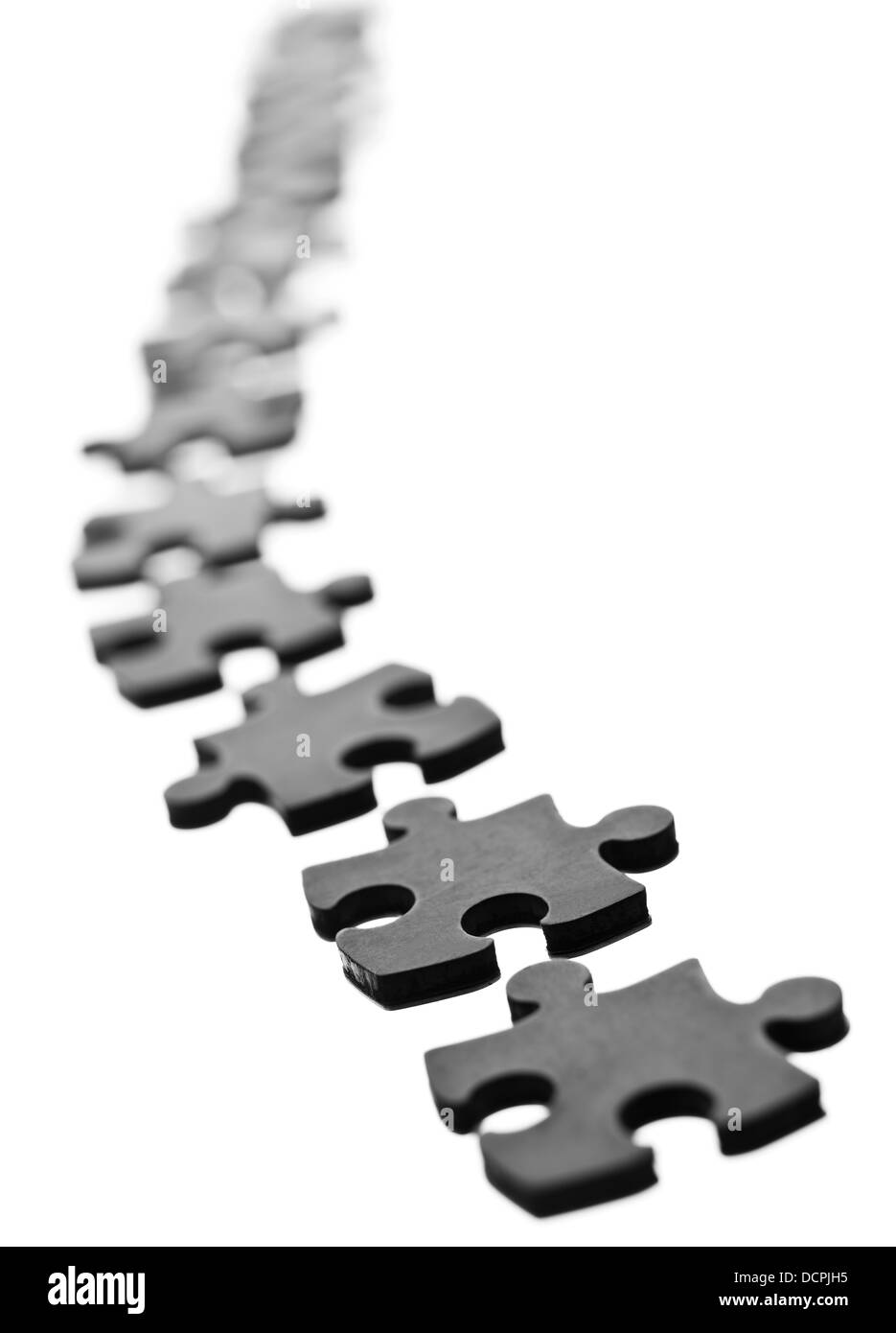 Jigsaw puzzle picture Black and White Stock Photos & Images Alamy