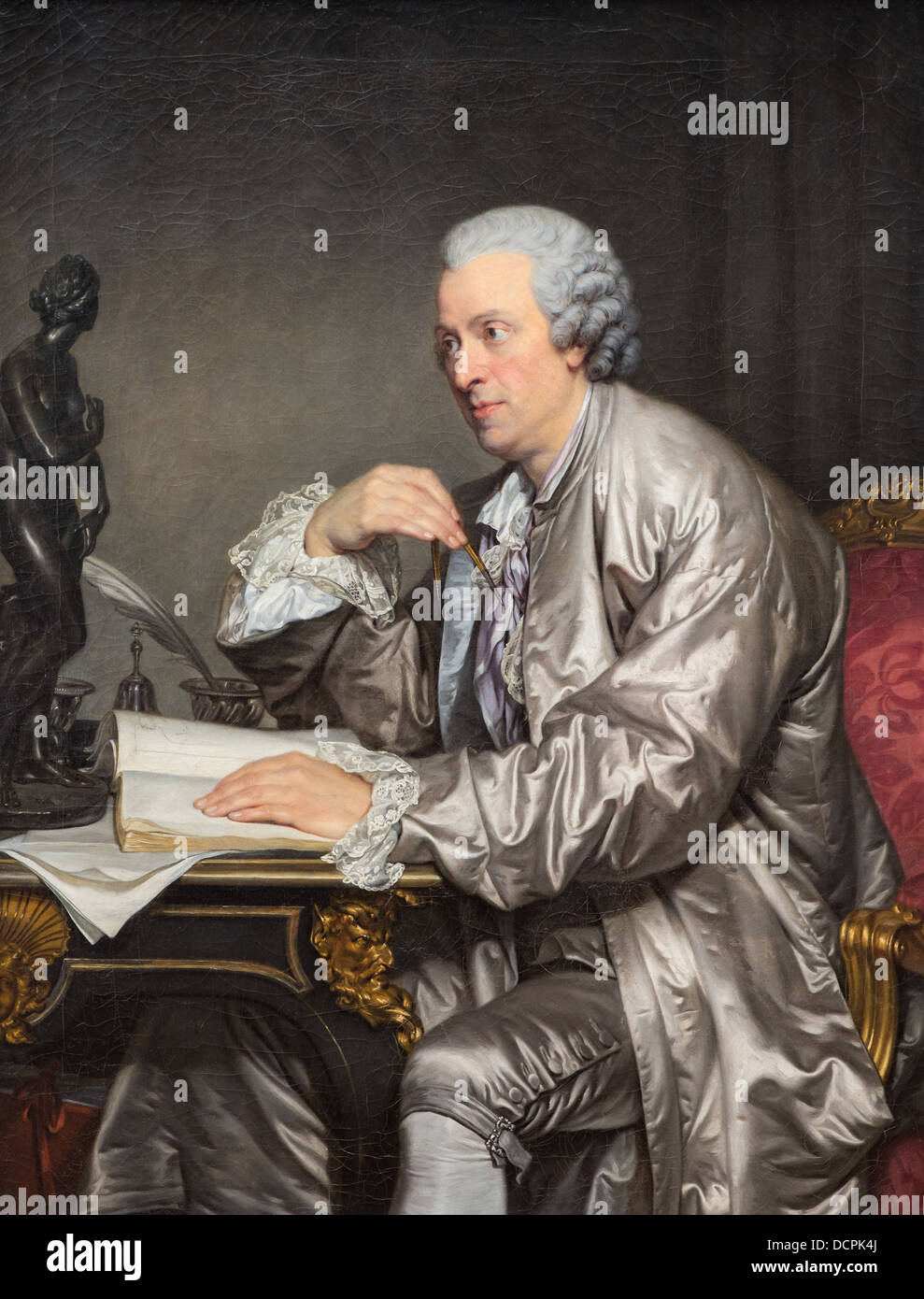 18th century  -  Claude Henry Watelet, 1765 - Jean-Baptiste Greuze Philippe Sauvan-Magnet / Active Museum Stock Photo