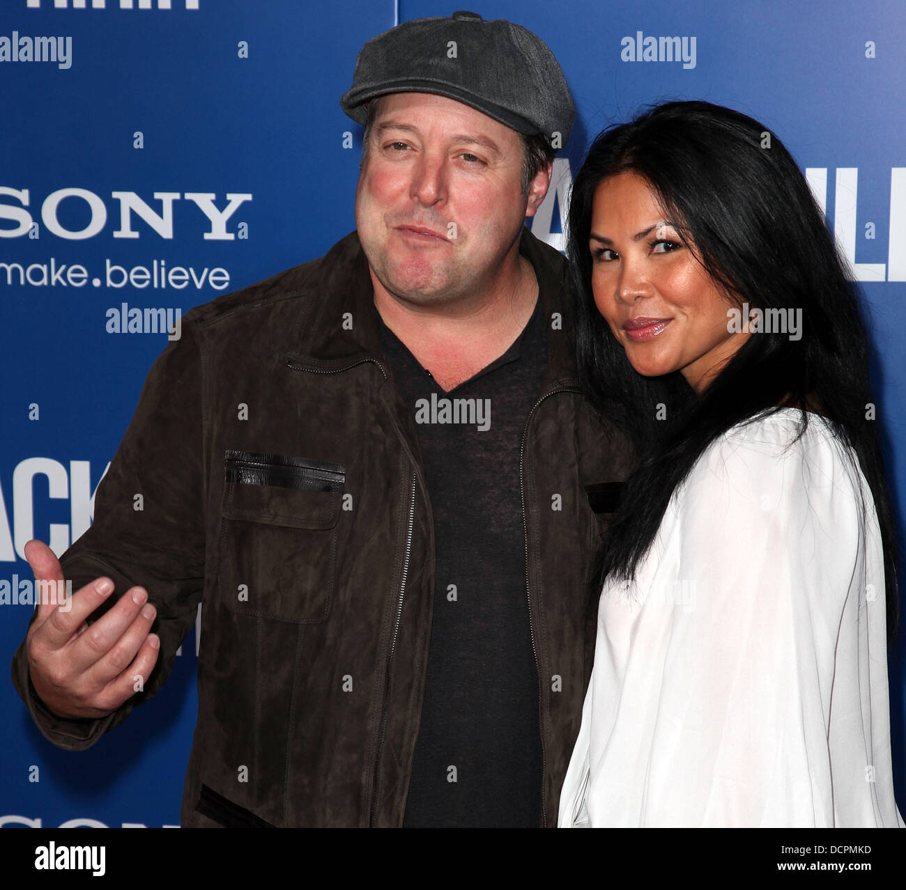 Actor Gary Valentine (L) Los Angeles premiere of 'Jack And Jill' held