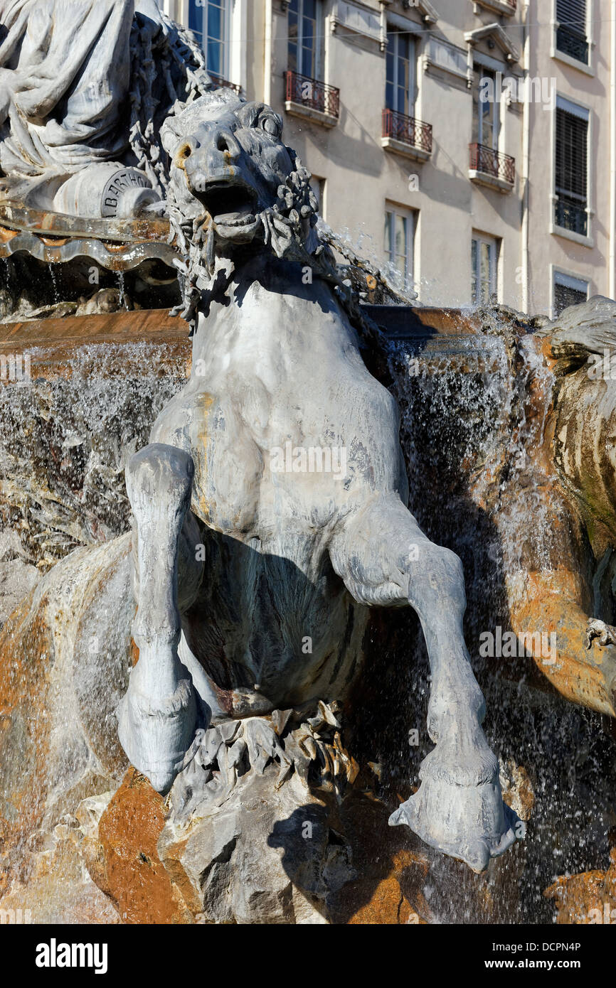 Bartholdi fountain Stock Photo
