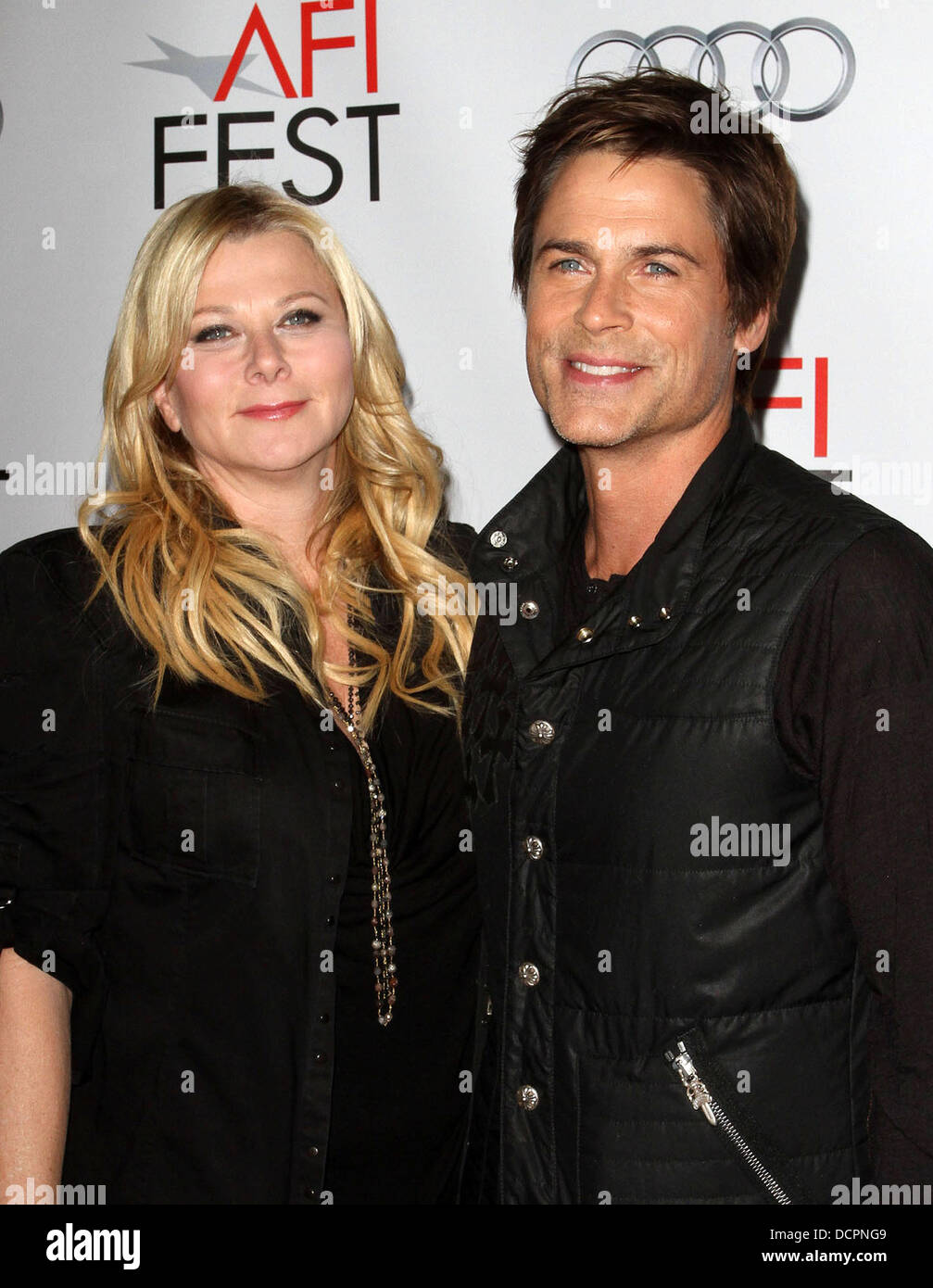 Sheryl Berkoff and Rob Lowe AFI Fest 2011 Premiere of 'I Melt With You' held at the Egyptian Theatre Hollywood, California - 07.11.11 Stock Photo