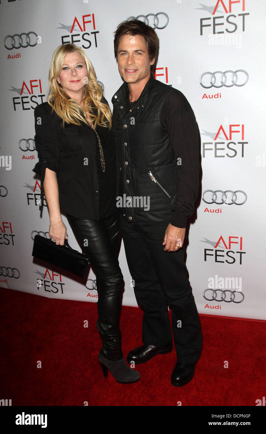 Sheryl Berkoff and Rob Lowe AFI Fest 2011 Premiere of 'I Melt With You' held at the Egyptian Theatre Hollywood, California - 07.11.11 Stock Photo
